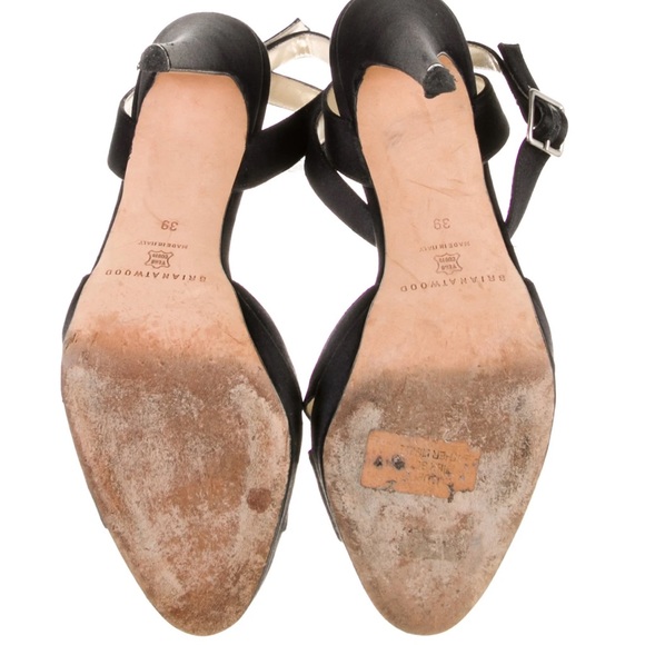 Brian Atwood Satin Sandals - Picture 5 of 5